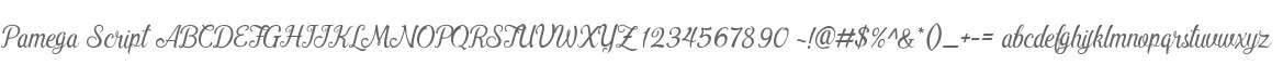 Pamega Script