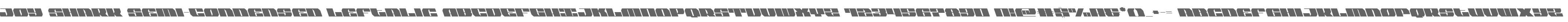 Joy Shark Semi-Condensed Leftalic