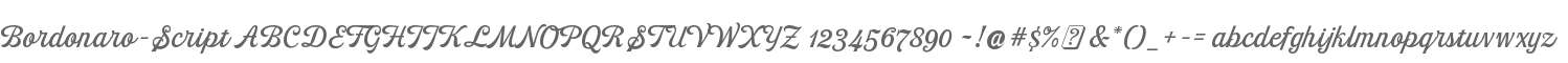 Bordonaro-Script
