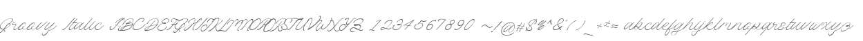 Groovy Italic
