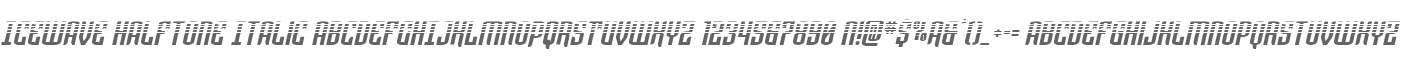 Icewave Halftone Italic