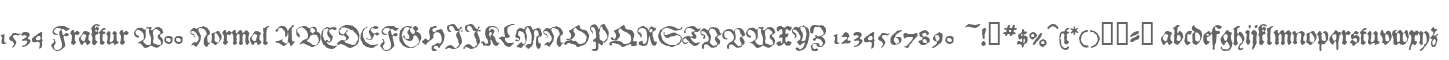 1534 Fraktur W00 Normal