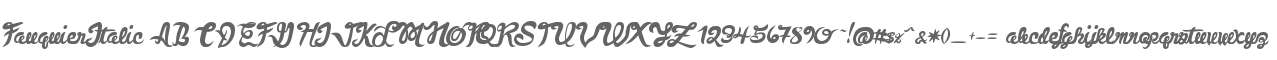 FauquierItalic