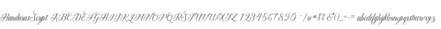 Handuras Script