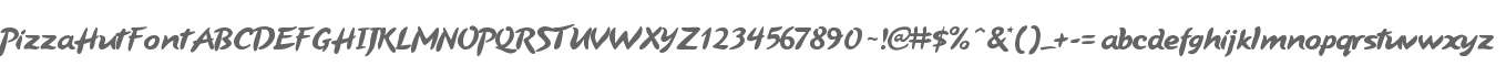 PizzaHut Font