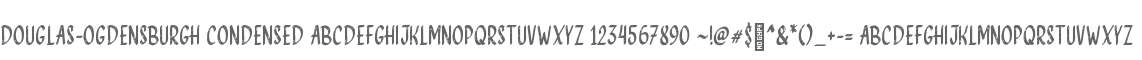 Douglas-Ogdensburgh Condensed