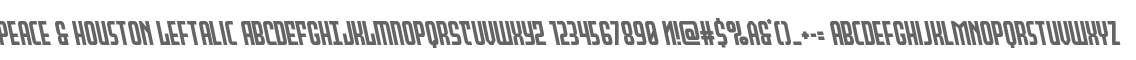 Peace & Houston Leftalic