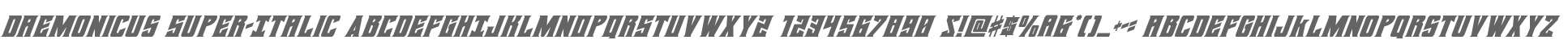 Daemonicus Super-Italic