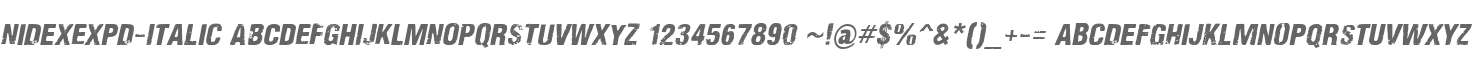NidexExpd-Italic