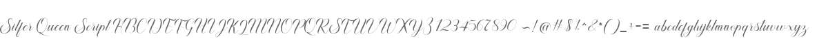Silfer Queen Script