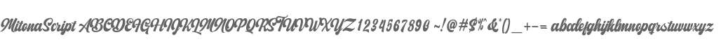 Mitona Script