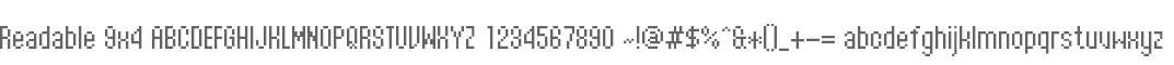 Readable 9x4