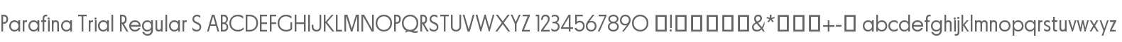 Parafina TrialS