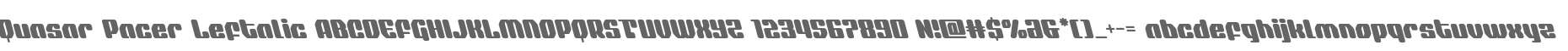 Quasar Pacer Leftalic