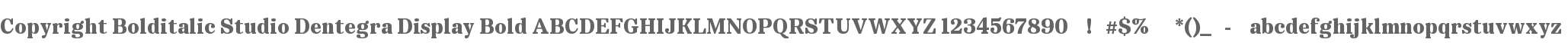 Copyright Bolditalic Studio Display