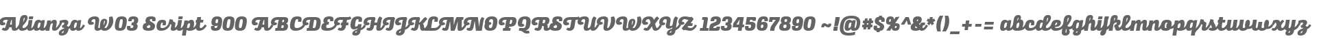 Alianza W03 Script 900