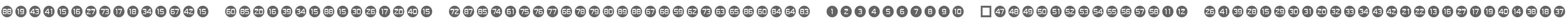 NumbersStyleOne WCircleNegative