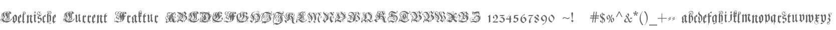 Coelnische Current Fraktur