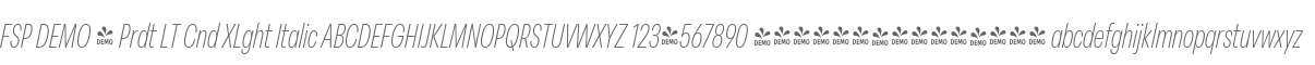 FSP DEMO - Prdt LT Cnd XLght