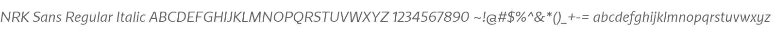 NRK Sans