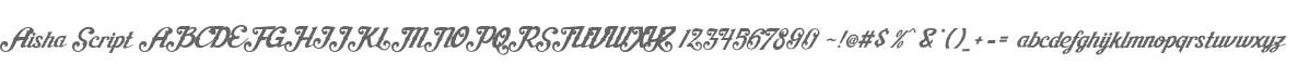Aisha Script
