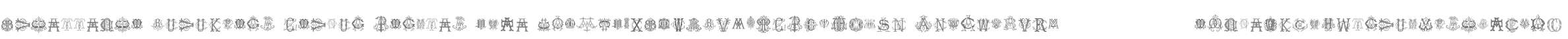 Intellecta Monograms Random Samples Five