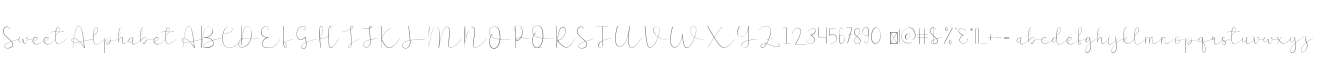 Sweet Alphabet
