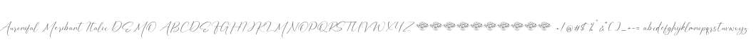 Auronifal Meribant Italic DEMO