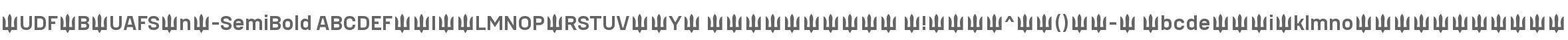 QUDFWB+UAFSans-SemiBold