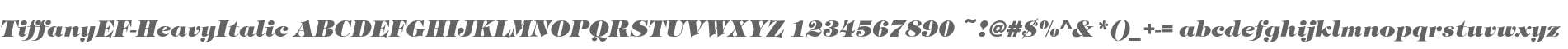 TiffanyEF-HeavyItalic