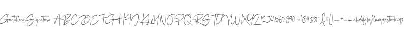 Gantelline Signature
