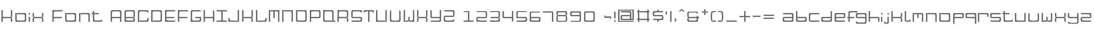 Koix Font
