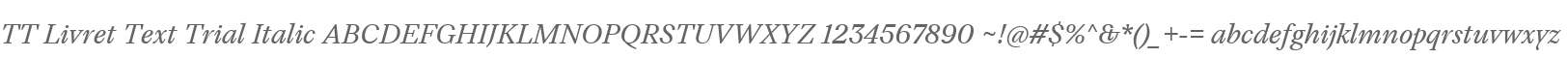 TT Livret Text Trial