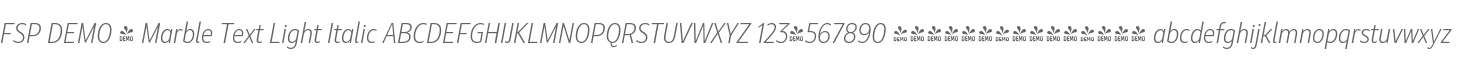 FSP DEMO - Marble Text Light