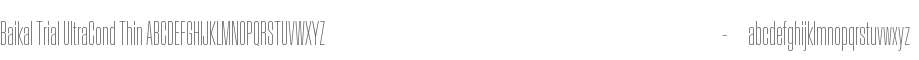 Baikal Trial Ultra Condensed Thin