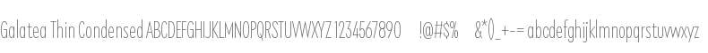 Galatea Thin Condensed
