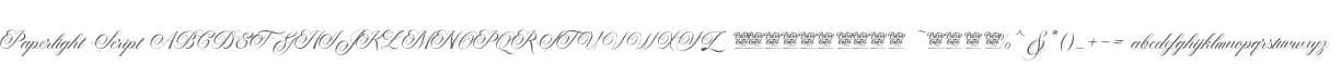 Paperlight Script