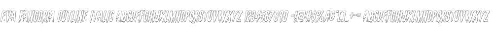 Eva Fangoria Outline Italic