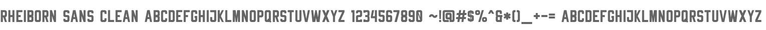 Rheiborn Sans Clean