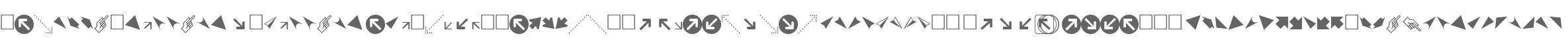 PIXymbols Arrows W95 Arrows It