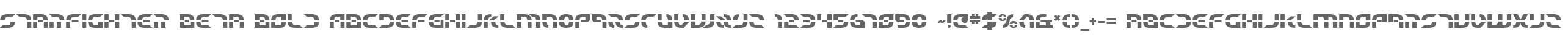 Starfighter Beta Bold