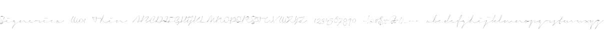 Signerica W01 Thin