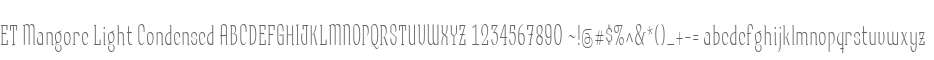 ET Mangore Light Cond