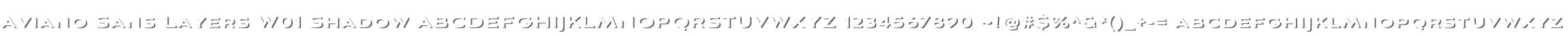 Aviano Sans Layers W01 Shadow