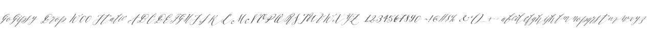 GoGipsy Drop W00 Italic