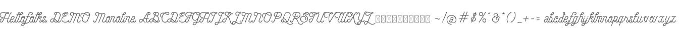 Hellofolks DEMO Monoline