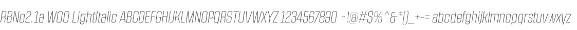RBNo2.1a W00 LightItalic