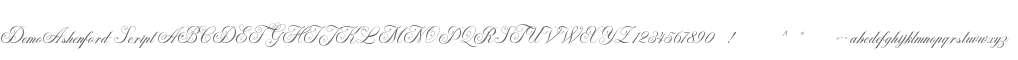 Demo Ashenford Script
