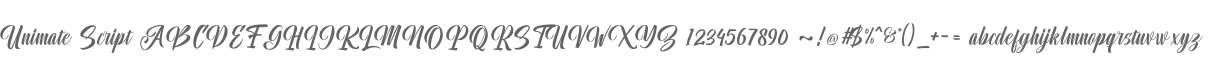 Unimate Script