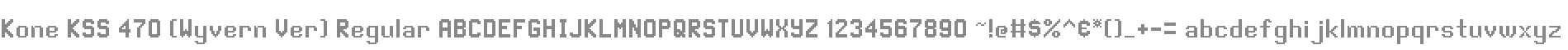 Kone KSS 470 (Wyvern Ver)
